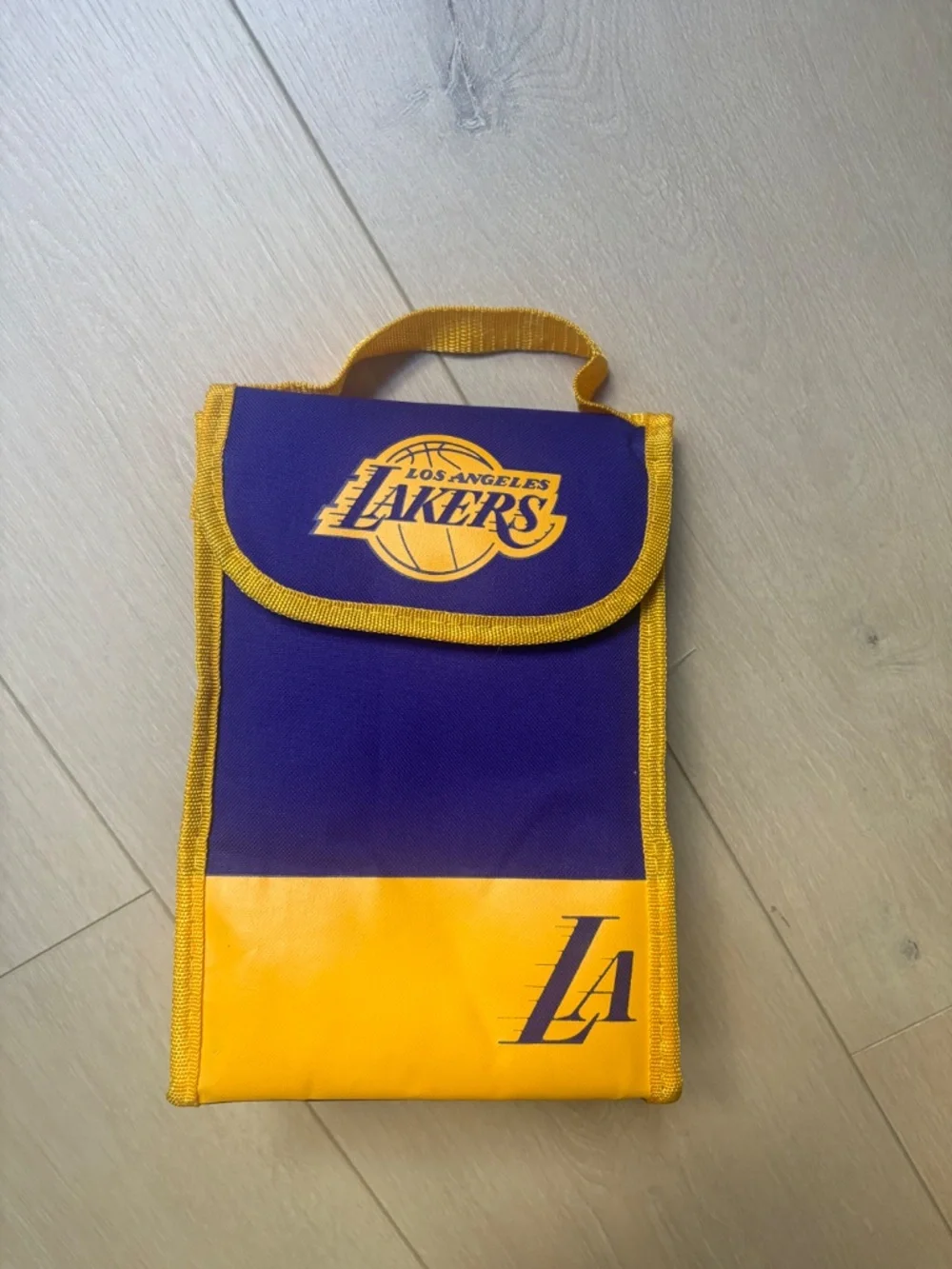 Lunch bag Los Angeles lakers logo